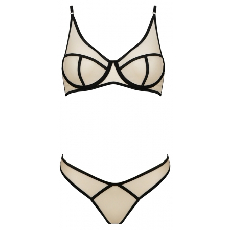 Set Passion Serara Bej L-XL