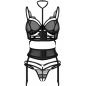 Set Obsessive Premisis Negru L-XL