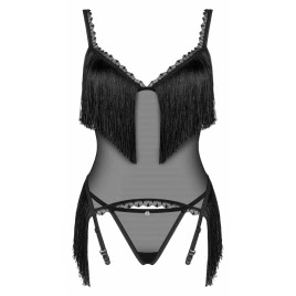 Corset Obsessive Sherila Negru pe xBazar