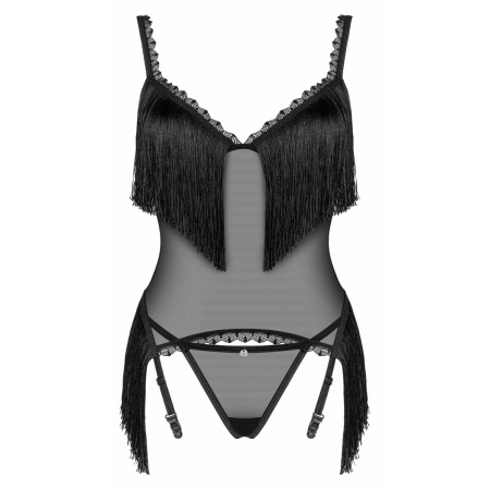 Corset Obsessive Sherila Negru XS-S