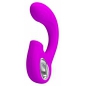 Sibel Vibrator Dublă Stimulare 10+30 Moduri Reîncărcabil Mov