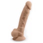 Silexd Dildo Realist 20 cm, 10 Funcții, Reîncărcabil
