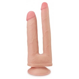 Dildo Dublu Cu Ventuza Skinlike Soft pe xBazar