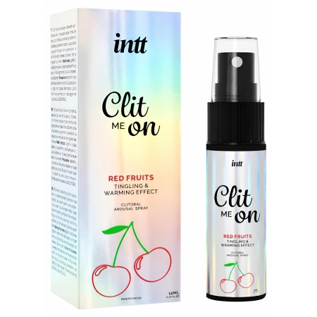Spray Clit Me On cu Efect Încălzire Aromă Fructe Roșii 12ml