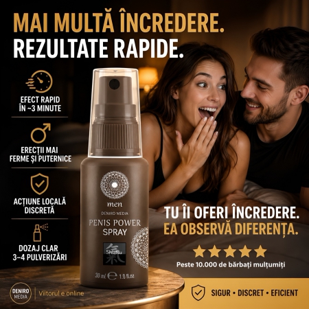 Spray Potență Penis Power pentru Erecție Puternică 30 ml