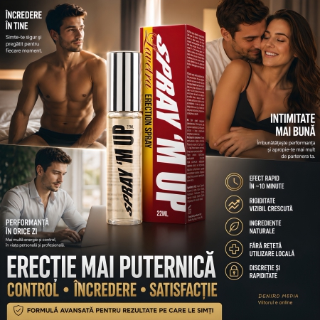 Spray M-Up pentru Erecție Cobeco cu Ginseng 22 ml