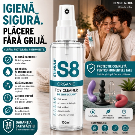Spray Dezinfectant Jucării S8 Hygienic 150ml