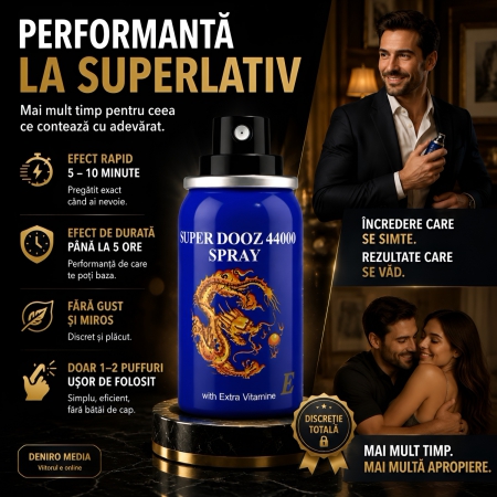 Spray Super Dooz 44000 pentru Întârzierea Ejaculării 45ml