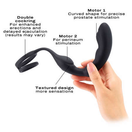 Stimulator Prostată Dorcel P-Ring Negru