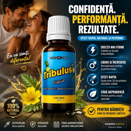 Stimulent Erecție Cupid Labs Tribulus Plus 20 ml