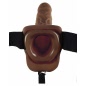 Strap-On 9 Inch Vibrating Hollow Maro