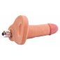 Strap-on Barbati The Ultra Soft Double 12.7cm Natural