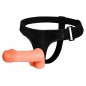 Strap On cu Testicule Ultra Cyberskin Natural