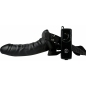 Strap-On Cu Vibrații Dong Negru