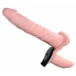 Strap-On cu Dubla Doza de Vibratie Natural