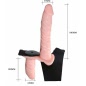 Strap-On cu Dubla Doza de Vibratie Natural