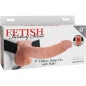 Strap On Unisex Hollow cu Testicule Natural