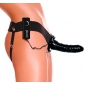 Strap On Vibrații Hollow For Him Or Her Negru