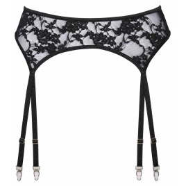 Suspender Belt Cottelli Collection So Nice Negru pe xBazar