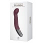 Titanz Rubine Red: Vibrator 10 Vibrații + 10 Rotații Roșu