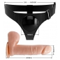 Pretty Love Tom — Ham Reglabil cu Dildo Realist 20 cm