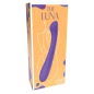 ToyJoy Luna – Vibrator Punct G Din silicon, 7 Moduri Mov