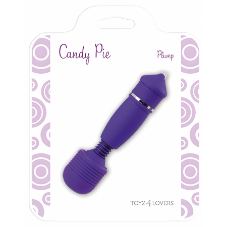Stimulator Compact Candy Pie Plump pentru Clitoris Mov