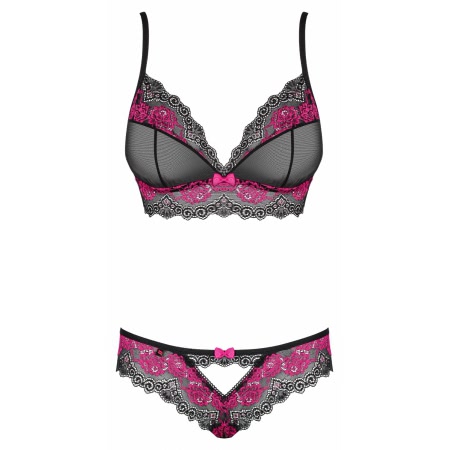 Set Obsessive Tulia Negru L-XL