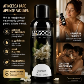 Ulei Erotic Magoon Jasmine pentru Masaj în Cuplu 50ml