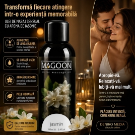Ulei Erotic Magoon Jasmine pentru Masaj în Cuplu 50ml
