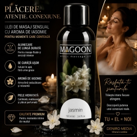 Ulei Erotic Magoon Jasmine pentru Masaj în Cuplu 50ml