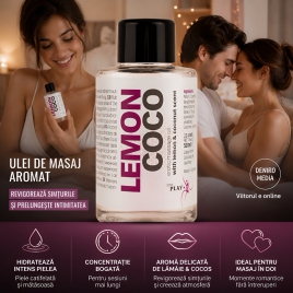 Ulei de Masaj Senzual Lemon Coco pentru Preludiu 50 ml