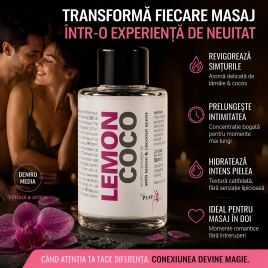 Ulei de Masaj Senzual Lemon Coco pentru Preludiu 50 ml