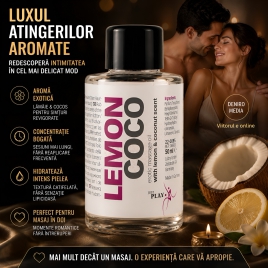 Ulei de Masaj Senzual Lemon Coco pentru Preludiu 50 ml