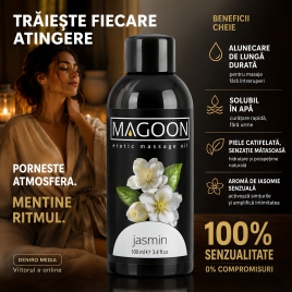 Ulei Erotic Magoon Jasmin pentru Masaj în Cuplu 100 ml