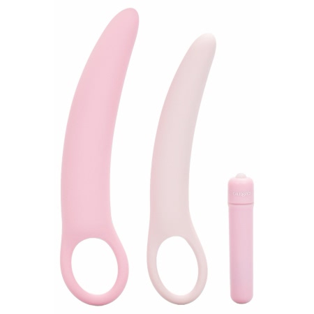 Set de 3 Dilatatoare Vibrante CalExotics Roz