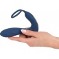 Vibrating Prostate Plug with Ring Albastru