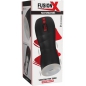 Vibrating Twin Turbo Masturbator Negru