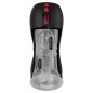 Vibrating Twin Turbo Masturbator Negru