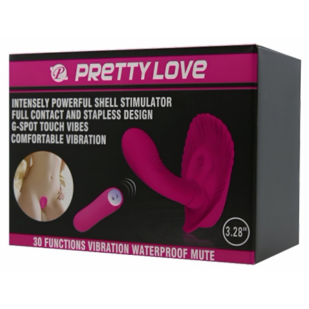 Vibrator Punctul G Cochilia Dragostei cu Telecomandă Roz