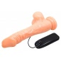 Vibrator Cu Ventuza Baile 21cm Natural