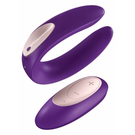 Vibrator Cuplu Partner Plus Cu Telecomanda Mov pe xBazar