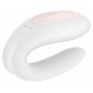 Vibrator Cuplu Satisfyer Double Joy Alb
