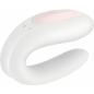 Vibrator Cuplu Satisfyer Double Joy Alb