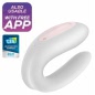 Vibrator Cuplu Satisfyer Double Joy Alb
