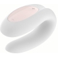 Vibrator Cuplu Satisfyer Double Joy Alb