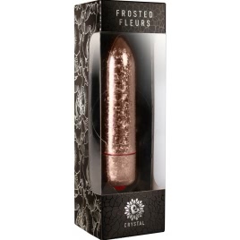 Vibrator Frosted Fleurs Crystal Auriu