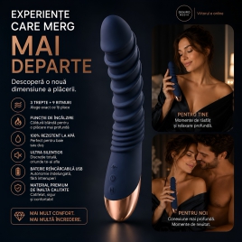 Vibrator Goddess Collection pentru Punctul G cu Încălzire