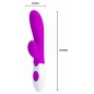 Vibrator Iepuras 30 Functii 21.5cm Mov