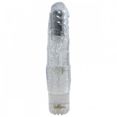 Vibrator Jelly Crushy Glitter Transparent